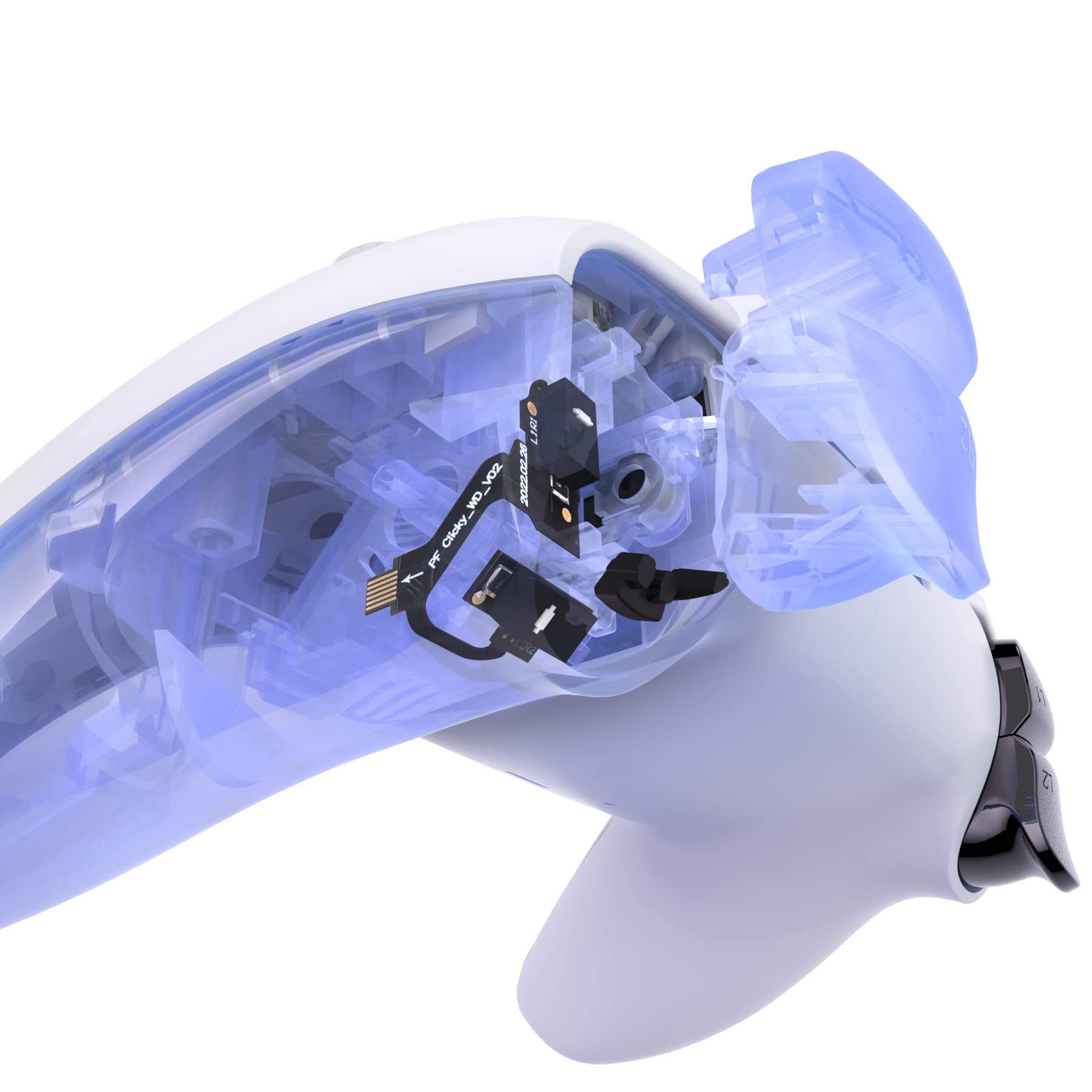 ExtremeRate Micro Switch Strong Version Clicky Hair Trigger Kit for PS5 Controller BDM-010 BDM-020 Shoulder Buttons