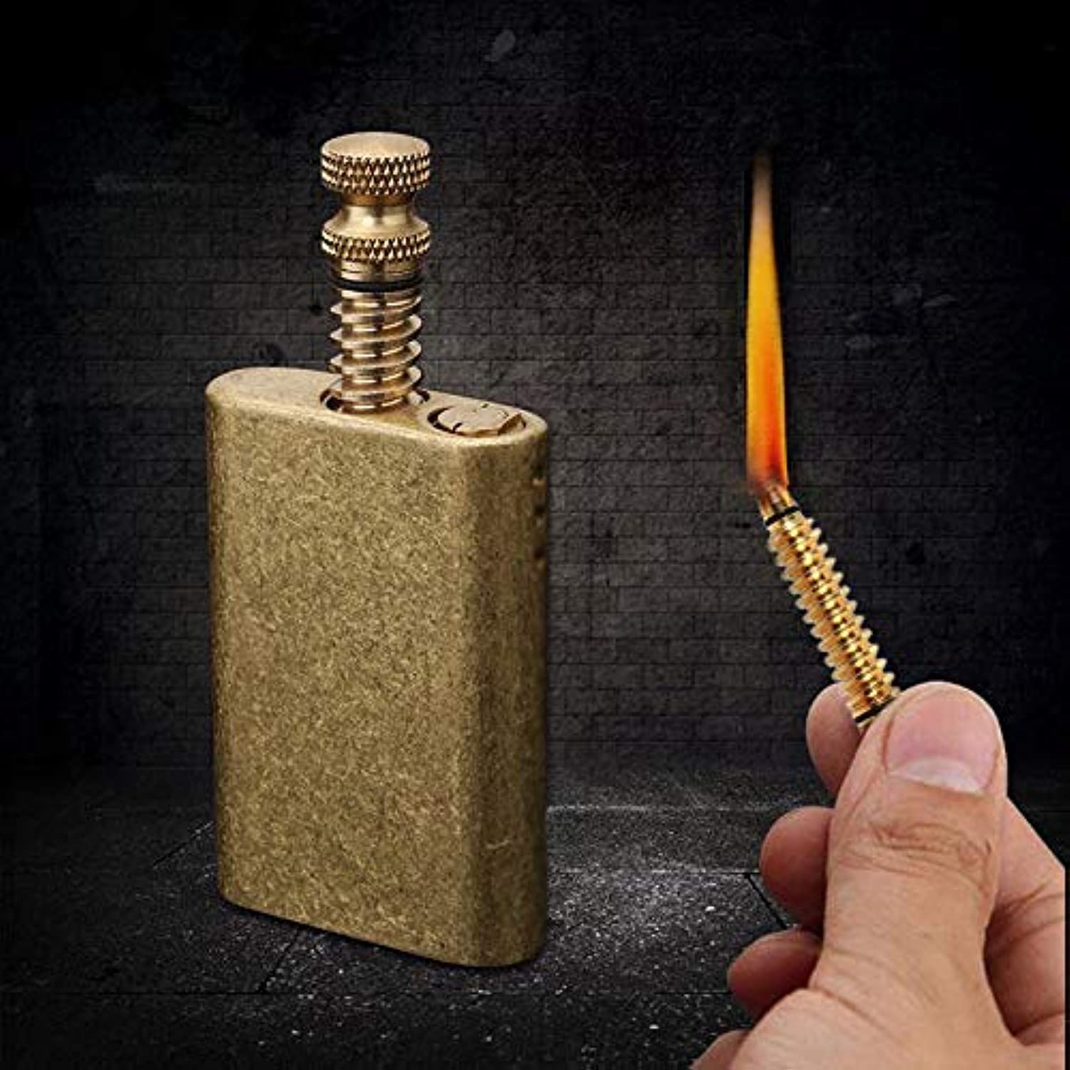 Morisk Permanent Match Lighter, Cool Pipe Fluid Refillable, Unique Birthday Gift for Men
Morisk Copper Vintage Trench Li